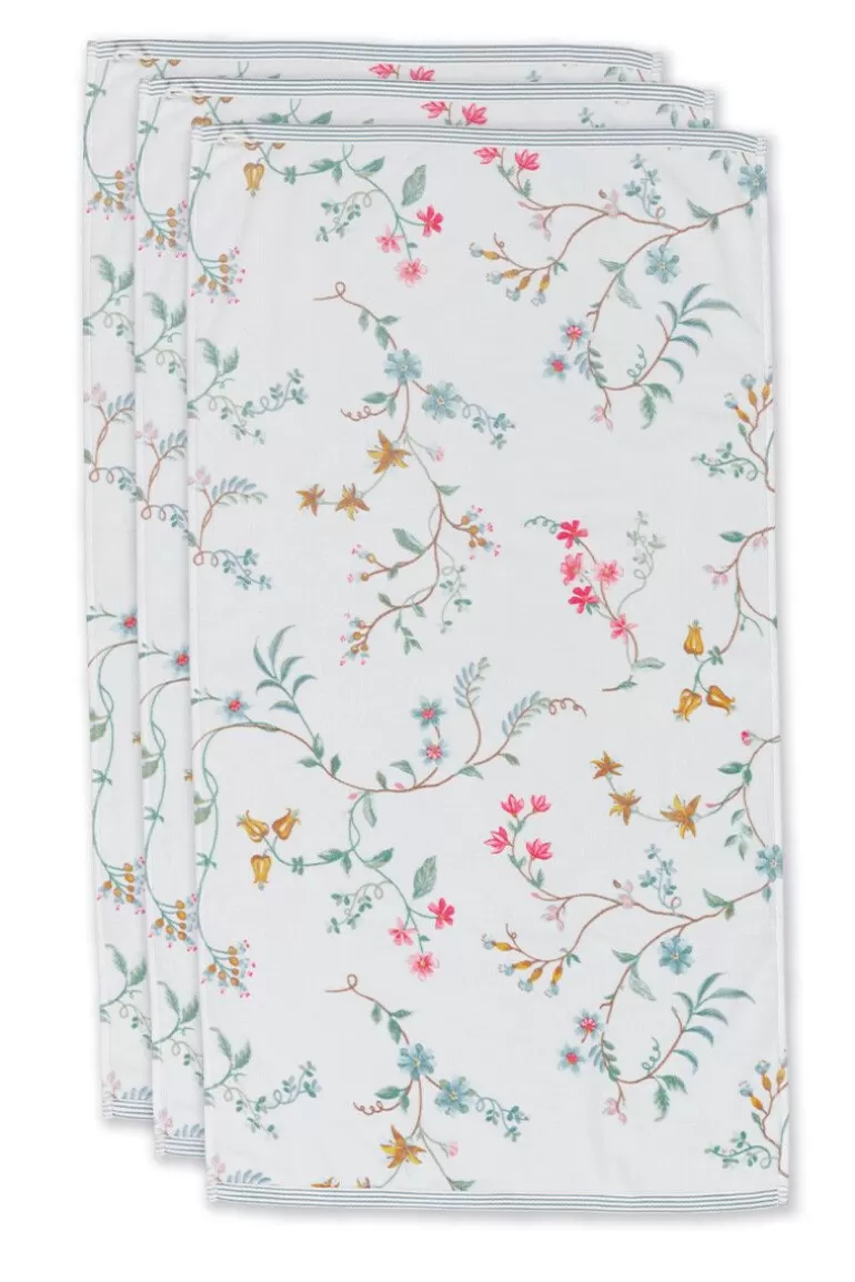 Discount Bath Towel Set/3 Les Fleurs 55X100 Cm Towels