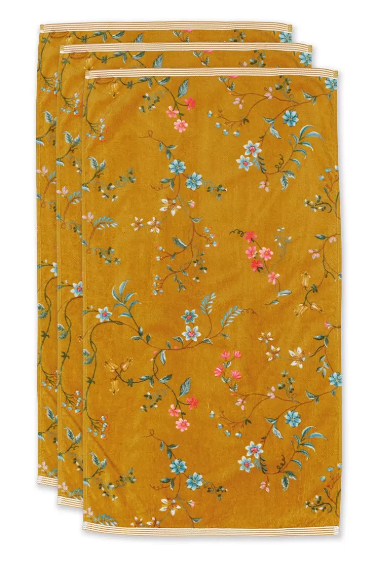 Fashion Bath Towel Set/3 Les Fleurs 55X100 Cm Towels