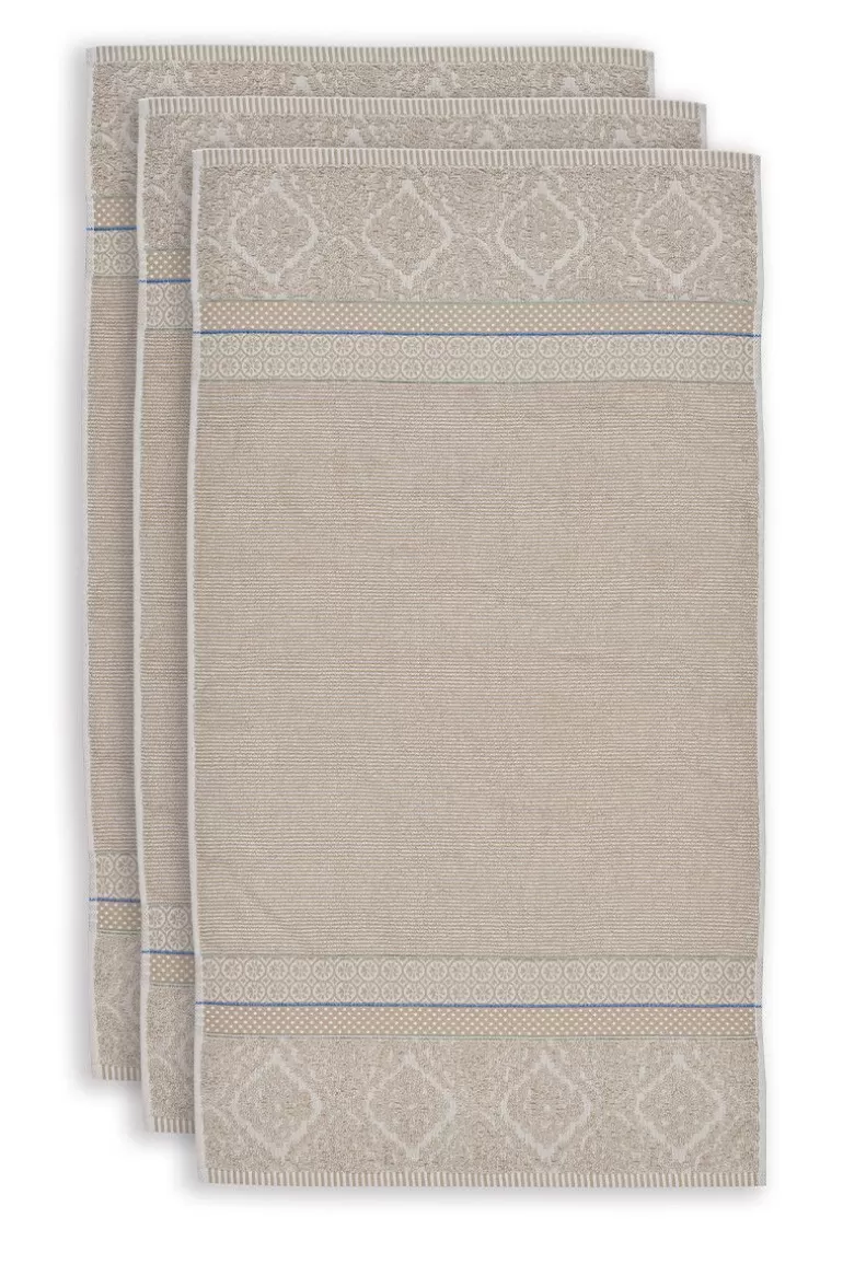 Online Bath Towel Set/3 Soft Zellige 55X100 Cm Towels