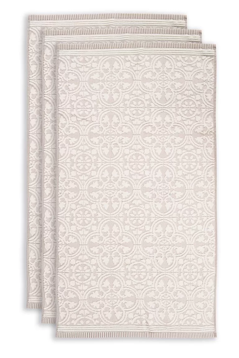 Sale Bath Towel Set/3 Tile De Pip 55X100 Cm Towels