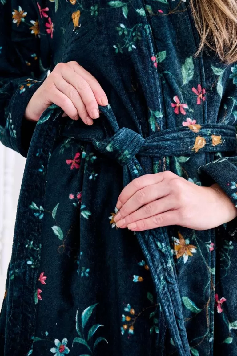 Flash Sale Bathrobe Les Fleurs Dark Bathrobes
