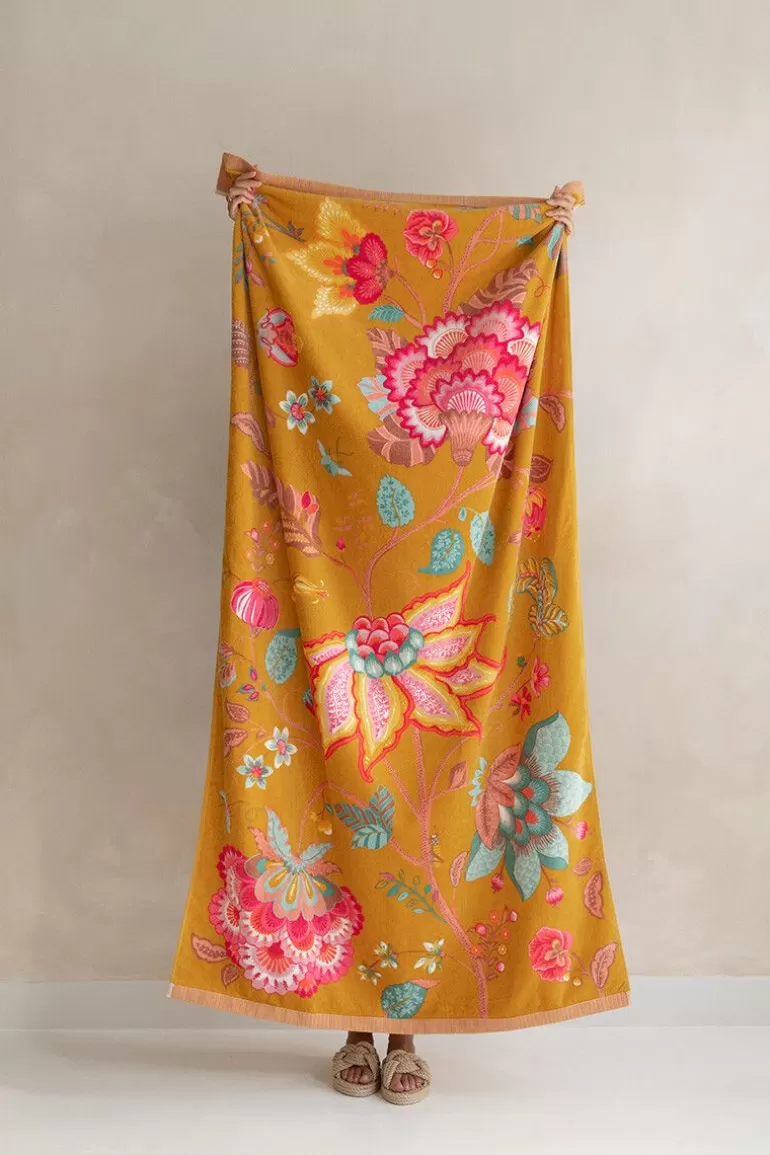 Best Beach Towel Pip Flowers Yellow Beach Towels
