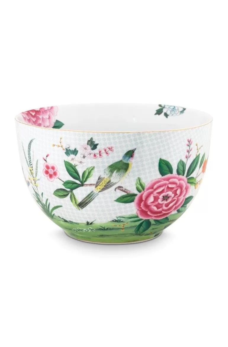 Best Sale Blushing Birds Bowl Large White 23 Cm Salad Bowls