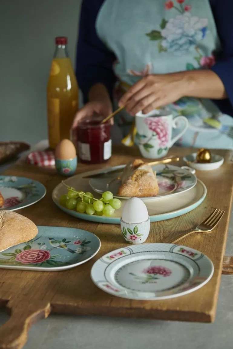 Clearance Blushing Birds Deep Plate 21.5 Cm Deep Plates