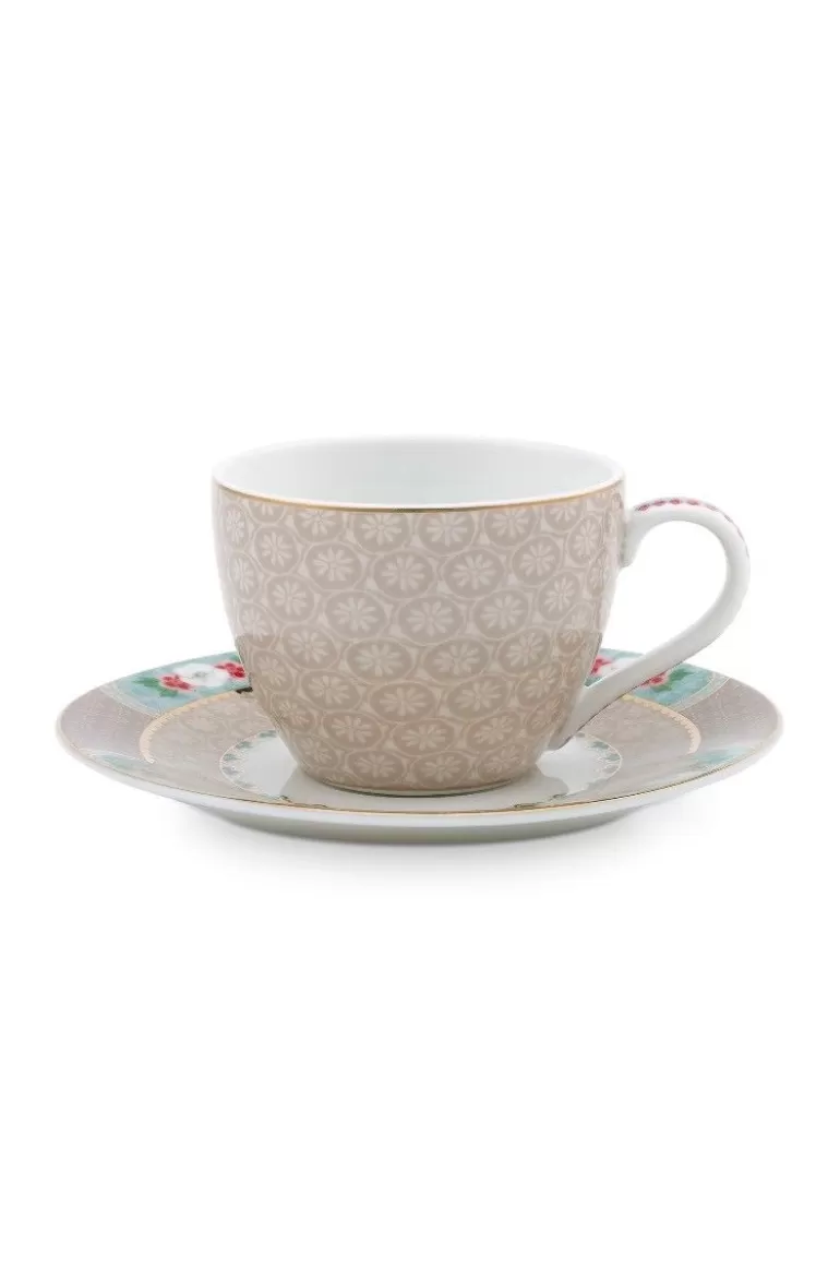 Store Blushing Birds Espresso Cup & Saucer Cups/Saucers