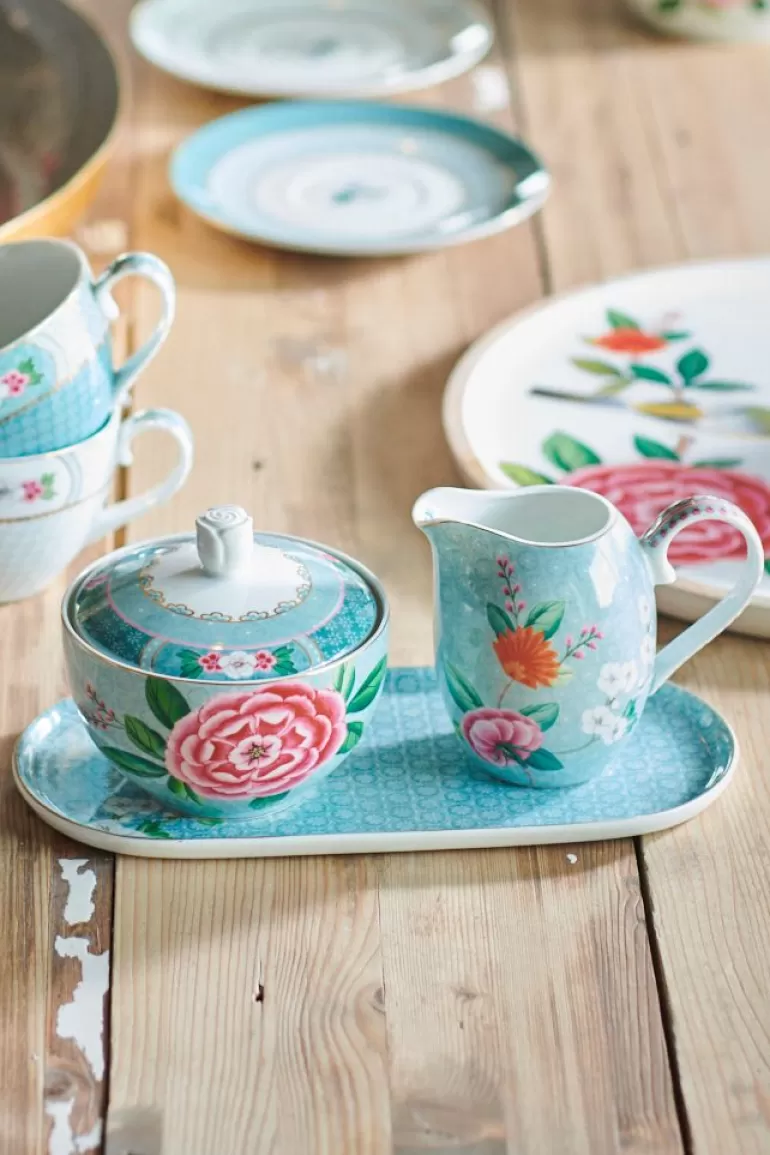 Outlet Blushing Birds Milk & Sugar Tray Sugar Bowls