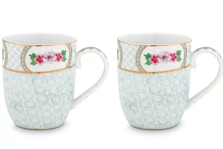Flash Sale Blushing Birds Set Of 2 Mugs Small Coffee Mugs