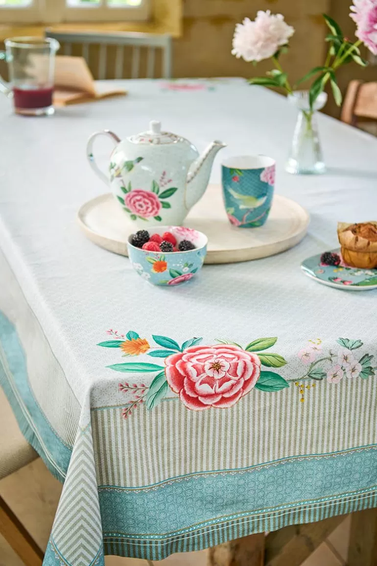 Cheap Blushing Birds Tablecloth Khaki Tablecloths