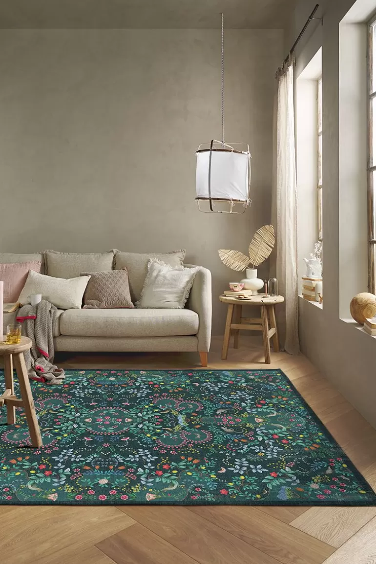 Sale Carpet Jungle Animals By Pip Blue Rectangular Carpets