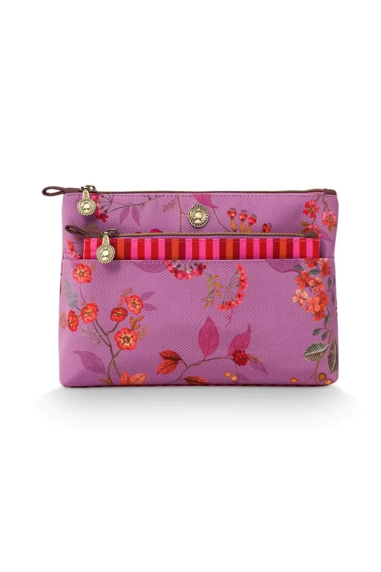 Best Cosmetic Bag Kawai Flower Combi Fuchsia Beauty Cases
