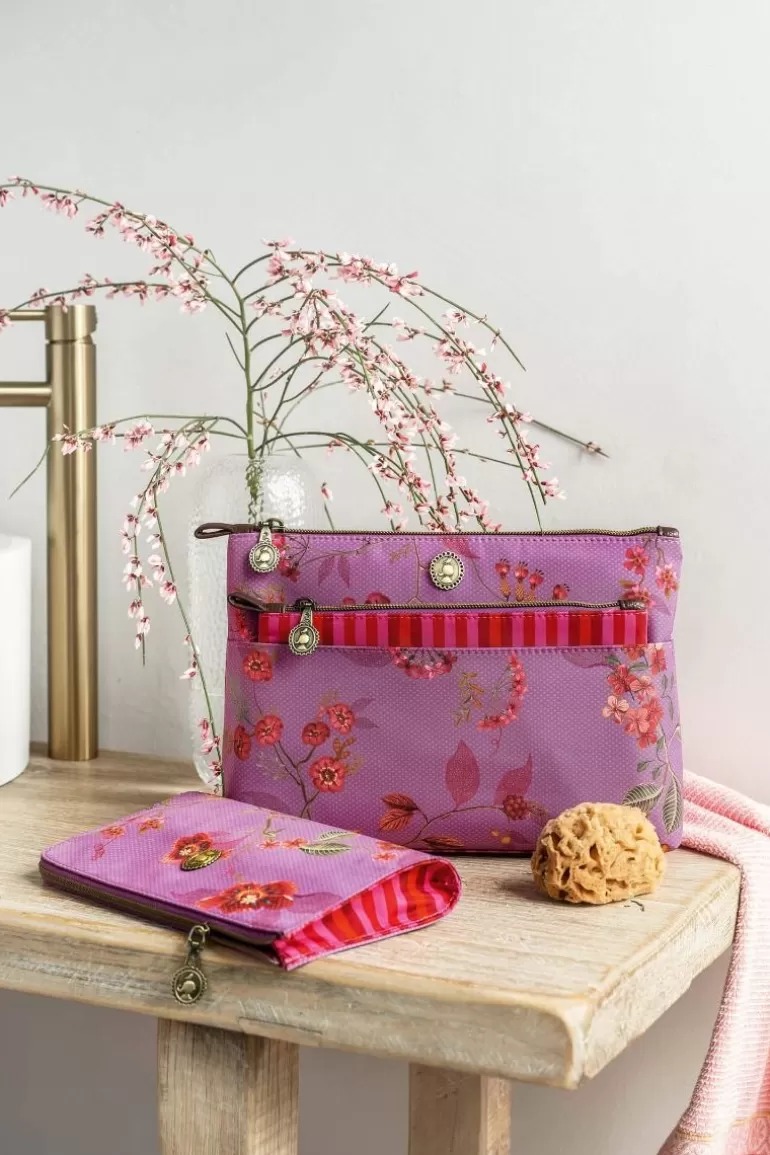 Best Cosmetic Bag Kawai Flower Combi Fuchsia Beauty Cases