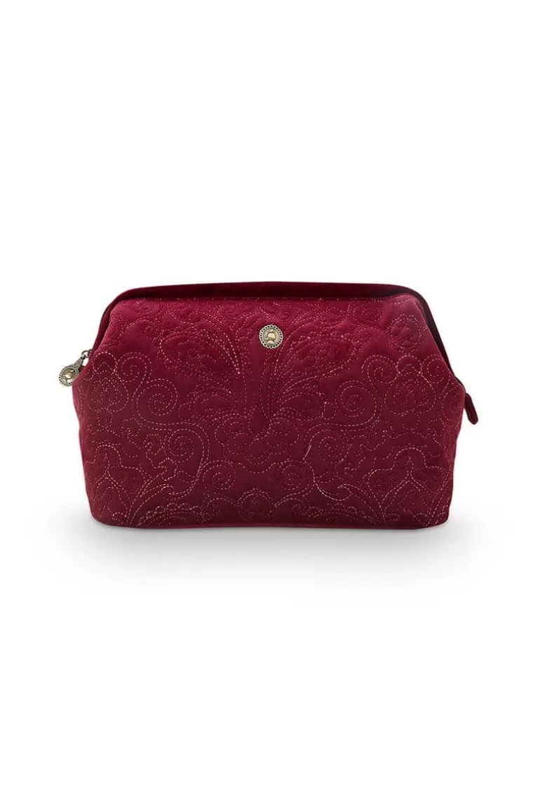 New Cosmetic Purse Extra Large Velvet Quiltey Days Cosmetic Bags