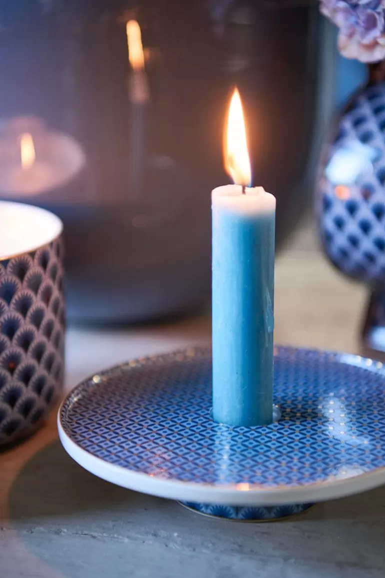 Clearance Cross Stitch Candle Tray 14Cm Candle Holders