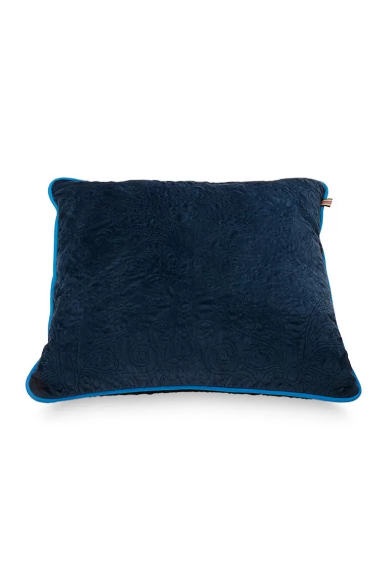Fashion Cushion Quilted Dark Blue Decorative Cushions
