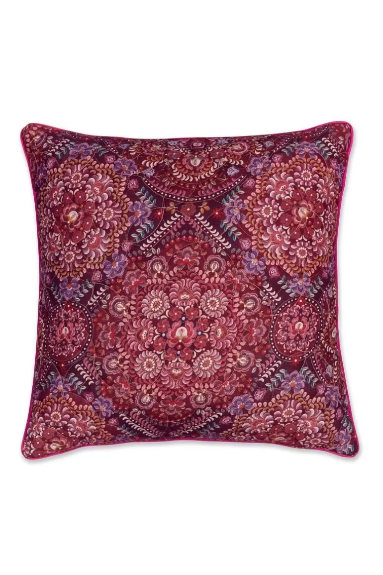 Best Cushion Quilted Il Mosaico Dark Red Cushions