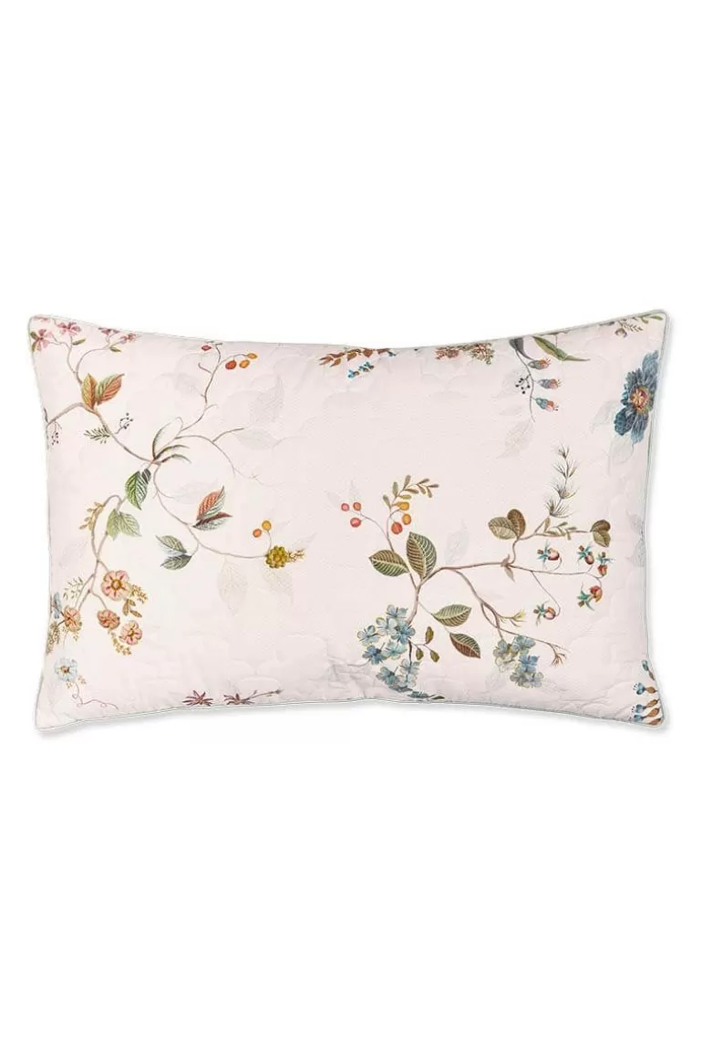 Hot Cushion Quilted Kawai Flower White Decorative Cushions