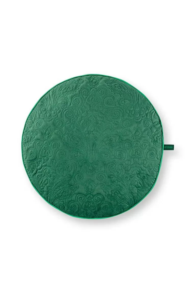 Outlet Cushion Round Quiltey Days Dark Decorative Cushions
