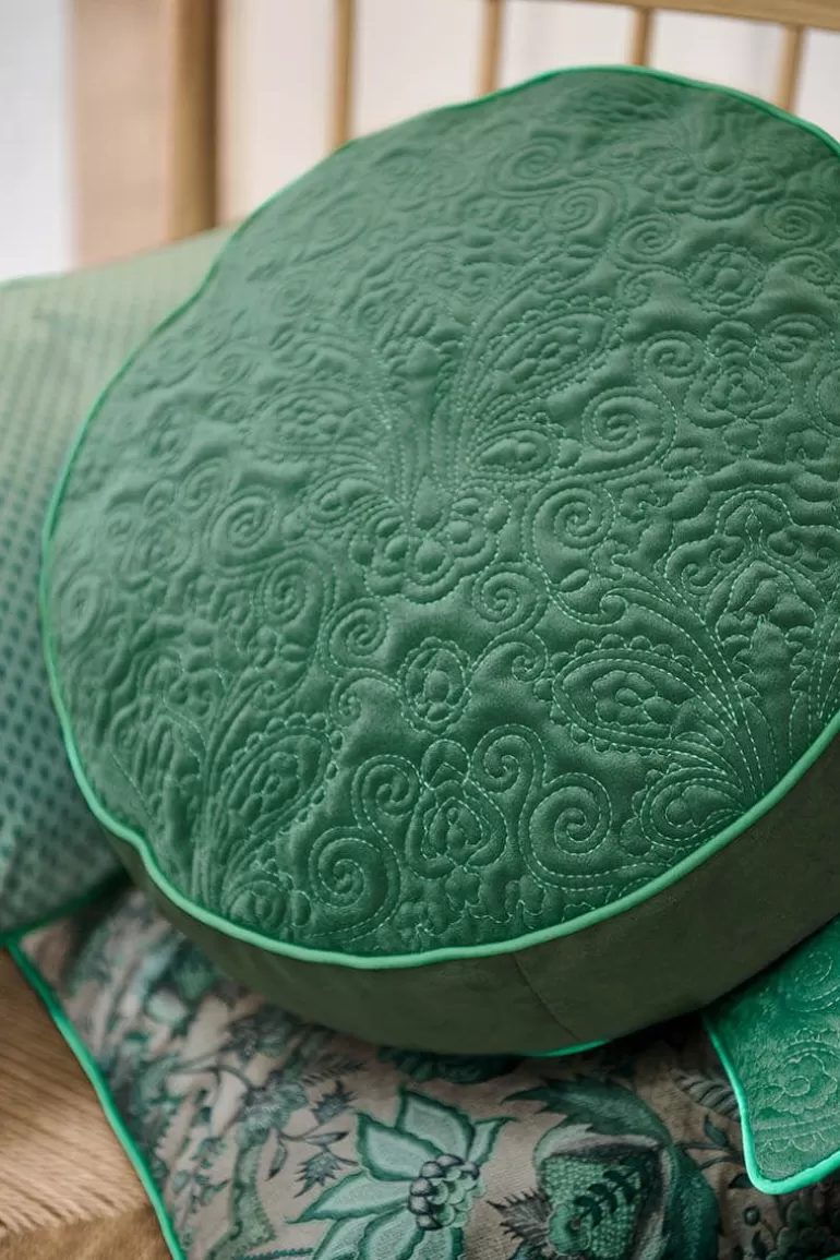 Outlet Cushion Round Quiltey Days Dark Decorative Cushions