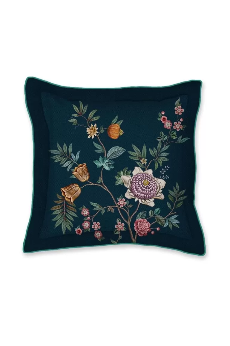 Clearance Cushion Square Il Paradiso Dark Blue Cushions