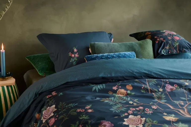 Clearance Cushion Square Il Paradiso Dark Blue Cushions