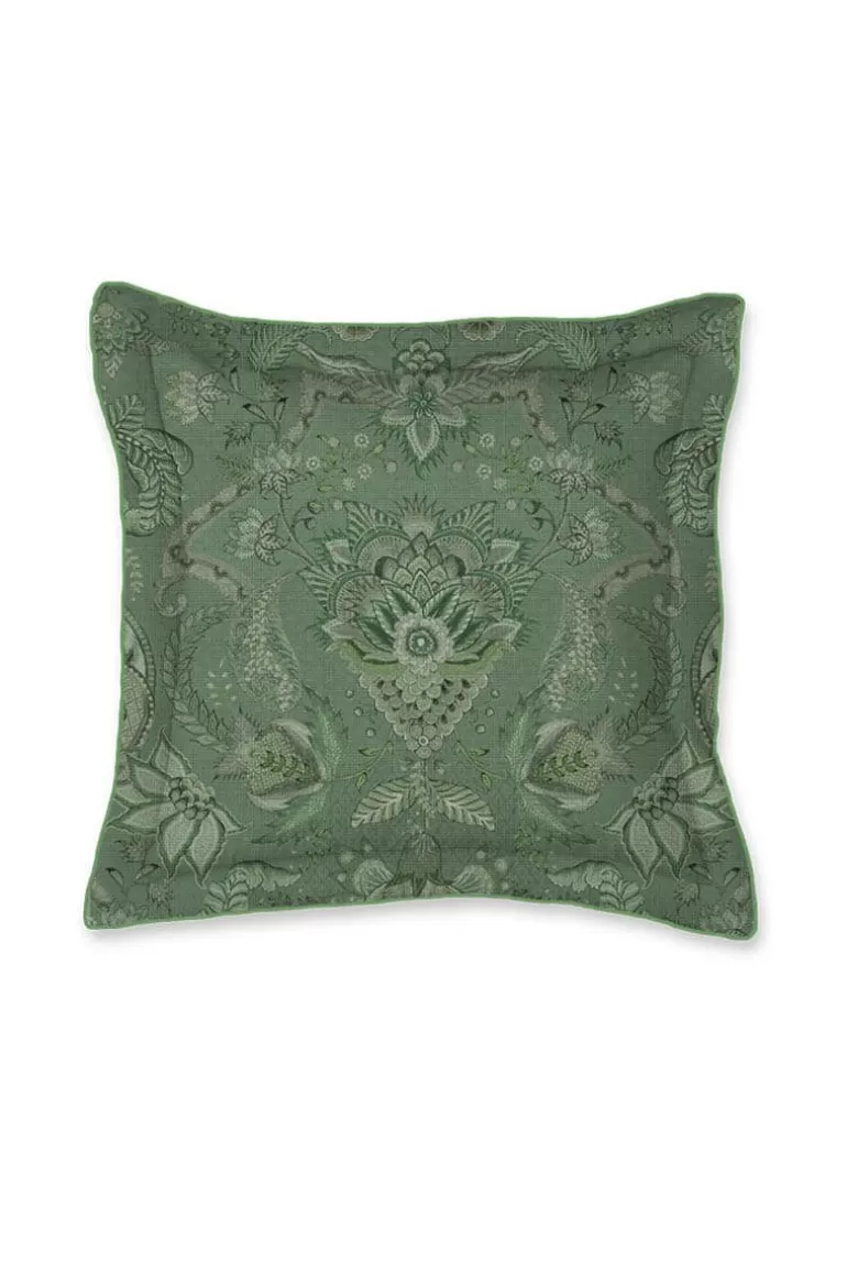Flash Sale Cushion Square Kyoto Nights Green Decorative Cushions