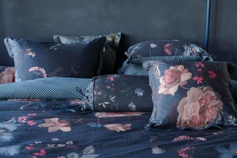 Shop Cushion Square Tokyo Bouquet Dark Decorative Cushions