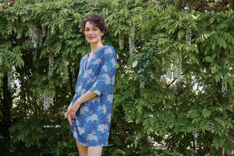 Outlet Dress Flora Firenze Cobalt Dresses