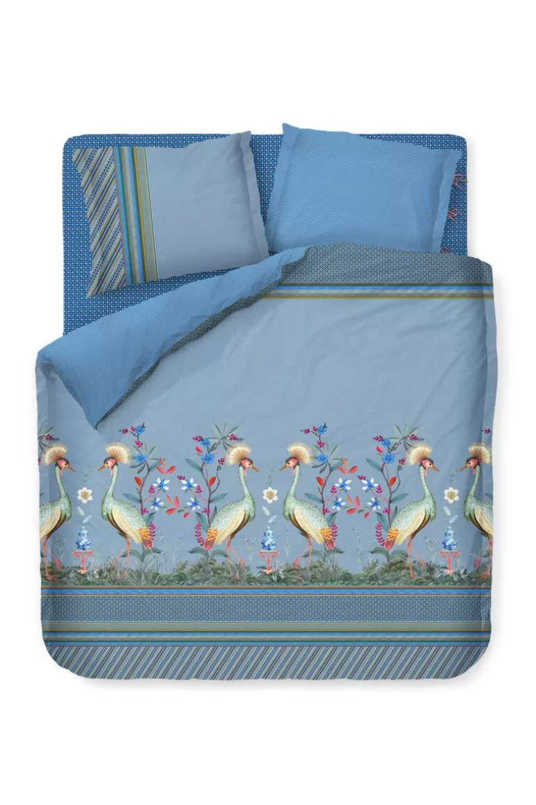 Discount Duvet Cover Flirting Birds Blue Duvet Covers