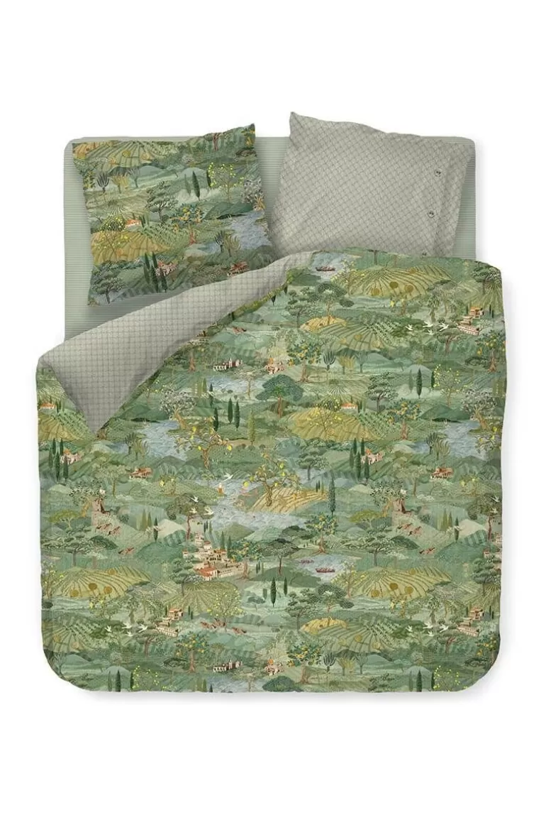 Best Sale Duvet Cover Toscana Green Duvet Covers
