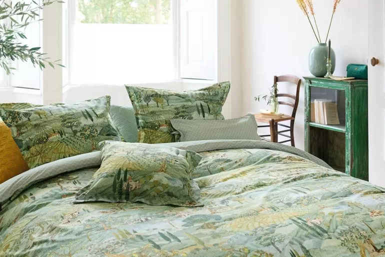 Best Sale Duvet Cover Toscana Green Duvet Covers