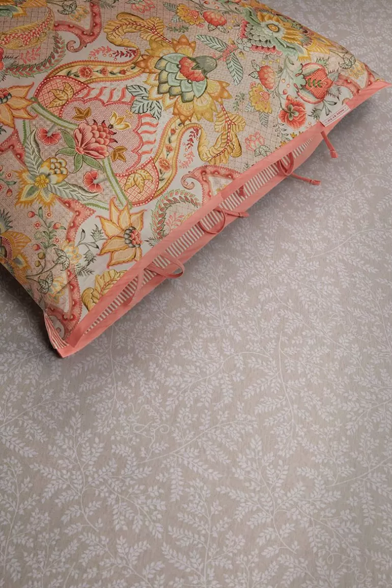 New Fitted Sheet Leafy Khaki Fitted Sheets