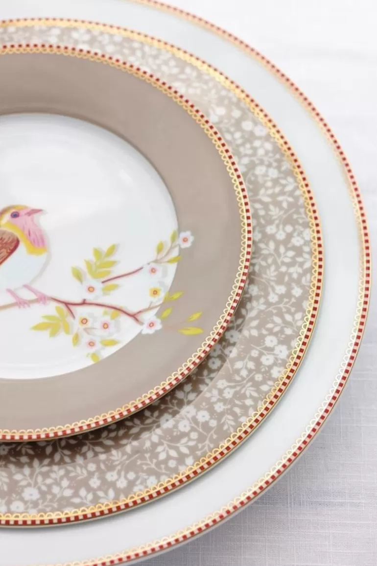 Best Sale Floral Breakfast Plate Early Bird 21 Cm Breakfast Plates
