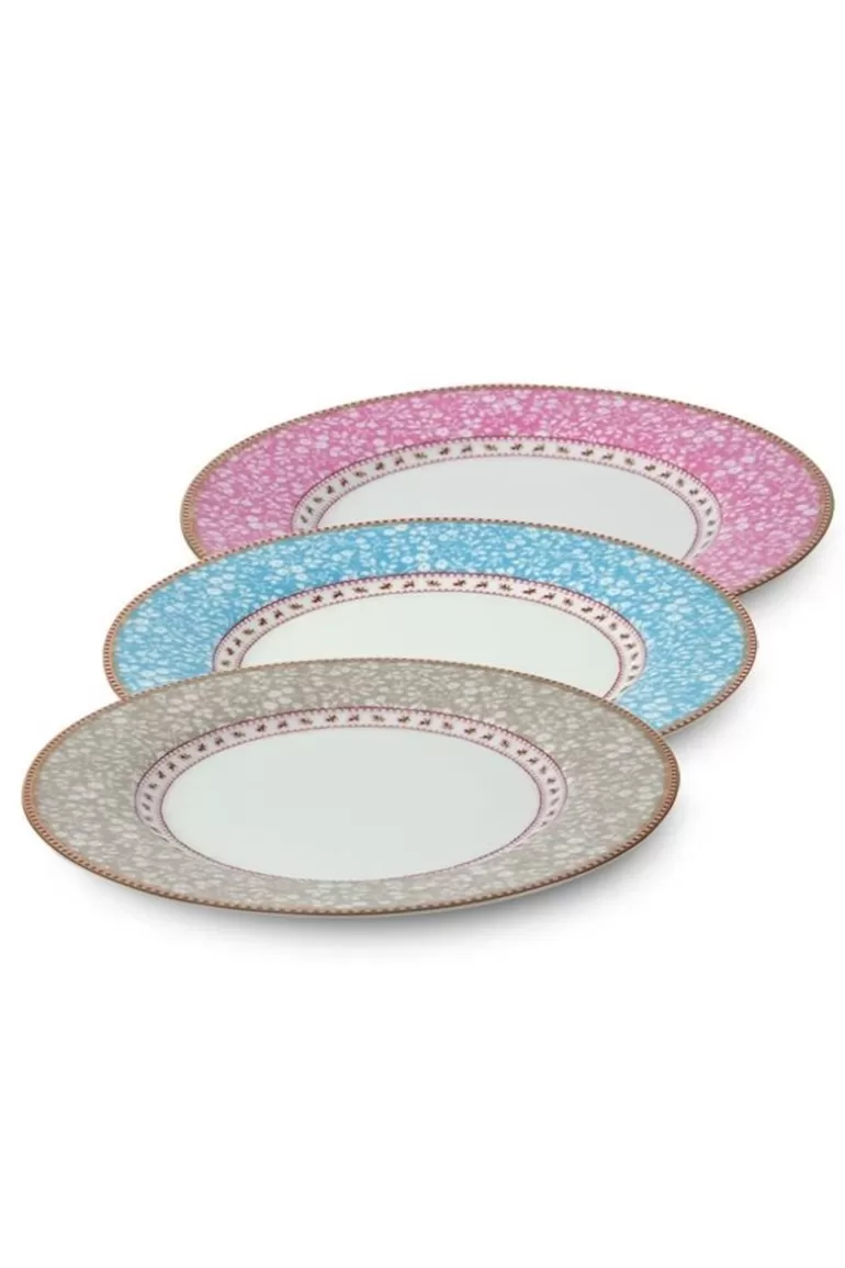 Fashion Floral Dinner Plate Pink 26,5 Cm Dinner Plates