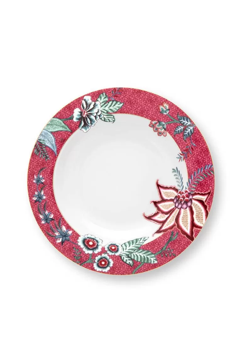 Outlet Flower Festival Deep Plate Light Dark 21.5 Cm Deep Plates