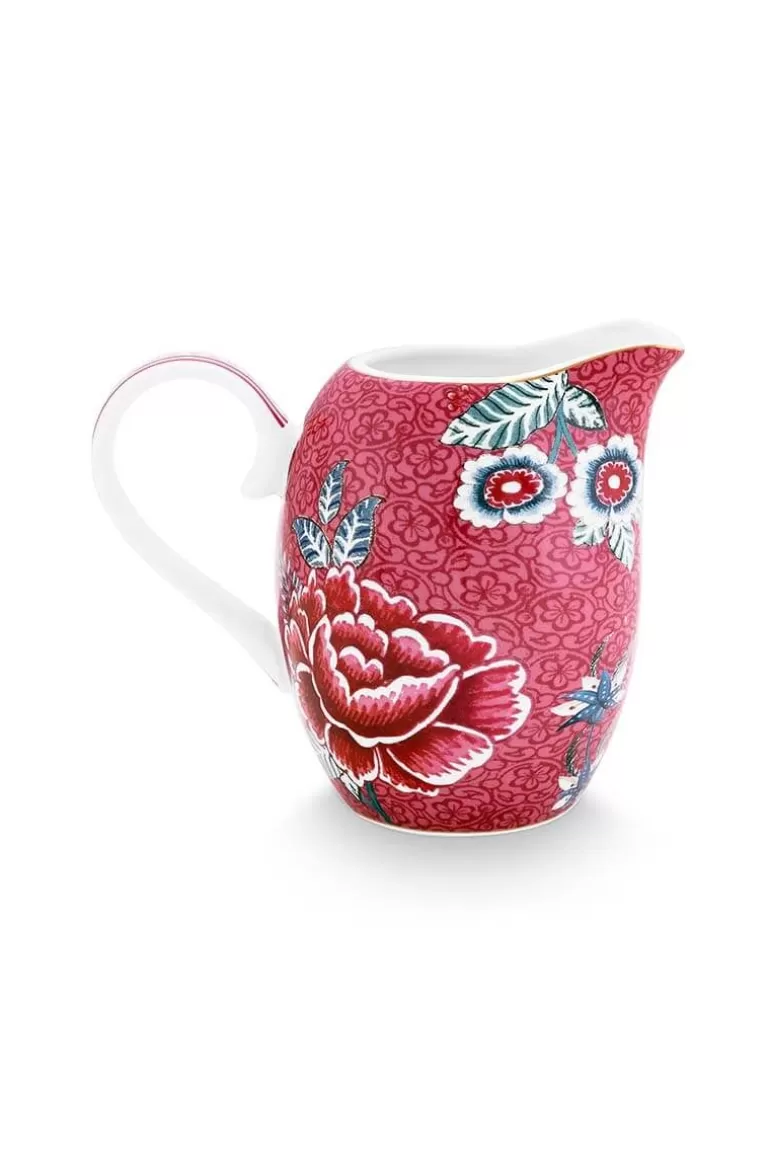 Outlet Flower Festival Jug Small Dark Milk Jugs