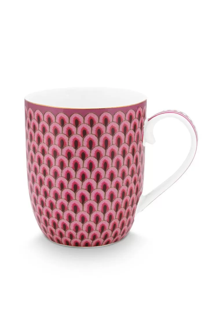 Shop Flower Festival Mug Small Red/Dark Coffee Mugs