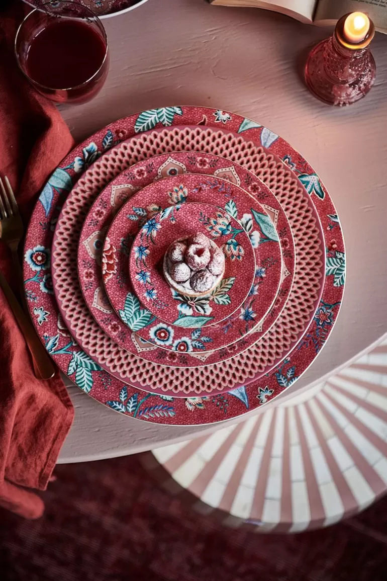 Best Flower Festival Petit Four Dark 12Cm Cake Plates