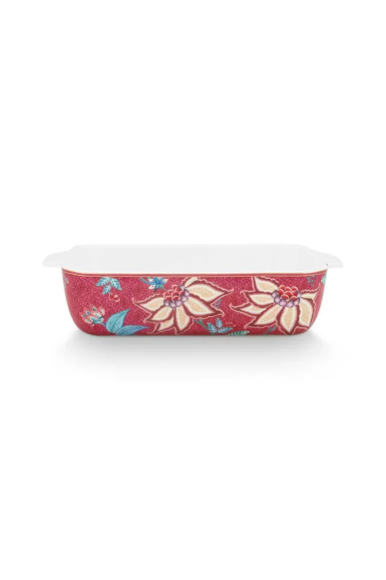 Discount Flower Festival Serving Tray Rectangular Dark Baking Dishes