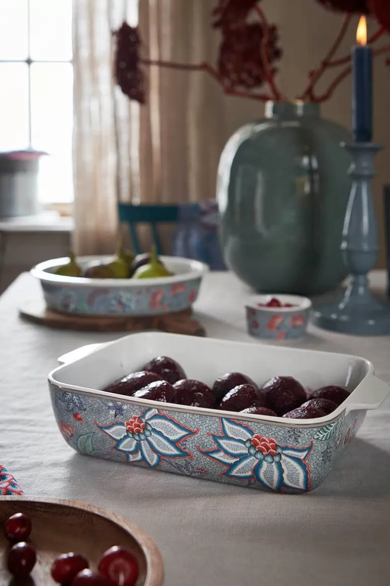 Best Flower Festival Serving Tray Rectangular Light Baking Dishes