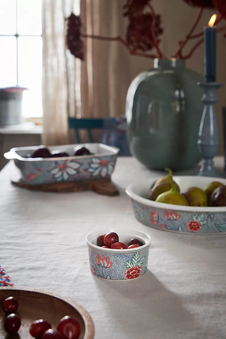Shop Flower Festival Serving Tray Round Light Baking Dishes
