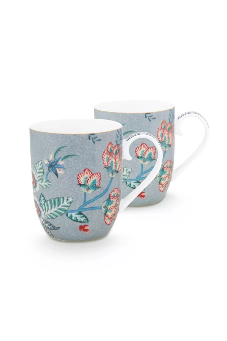 Cheap Flower Festival Set/2 Mugs Small Light Porcelain Sets