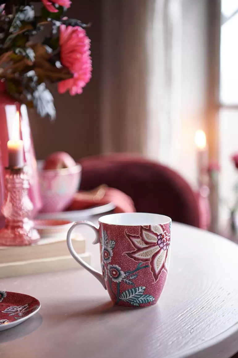 Cheap Flower Festival Set/2 Mugs Xl Dark Porcelain Sets