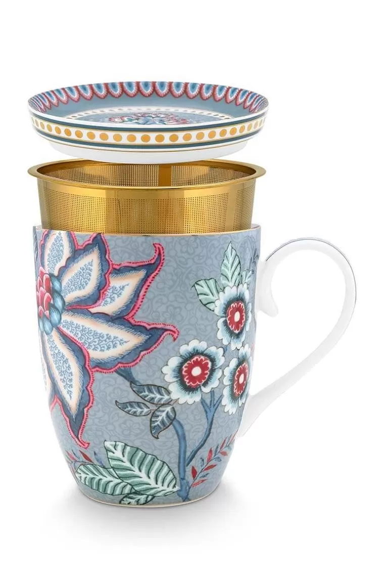 Fashion Flower Festival Tea For One Porcelain Sets