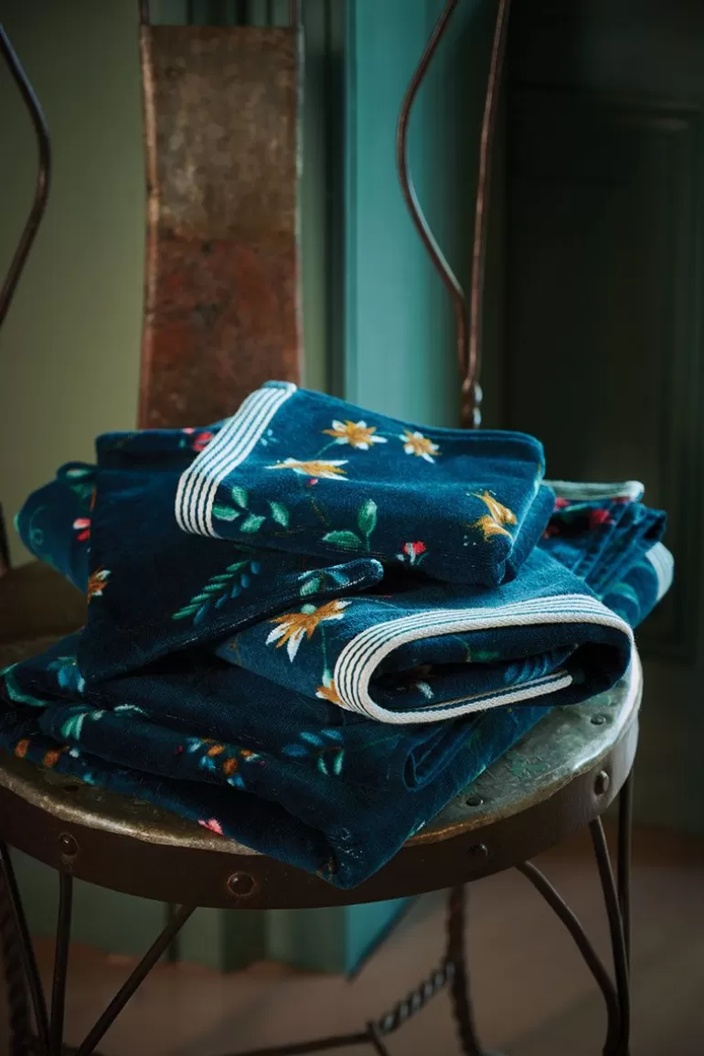 Fashion Guesttowel Set/3 Les Fleurs Dark 30X50 Cm Guest Towels