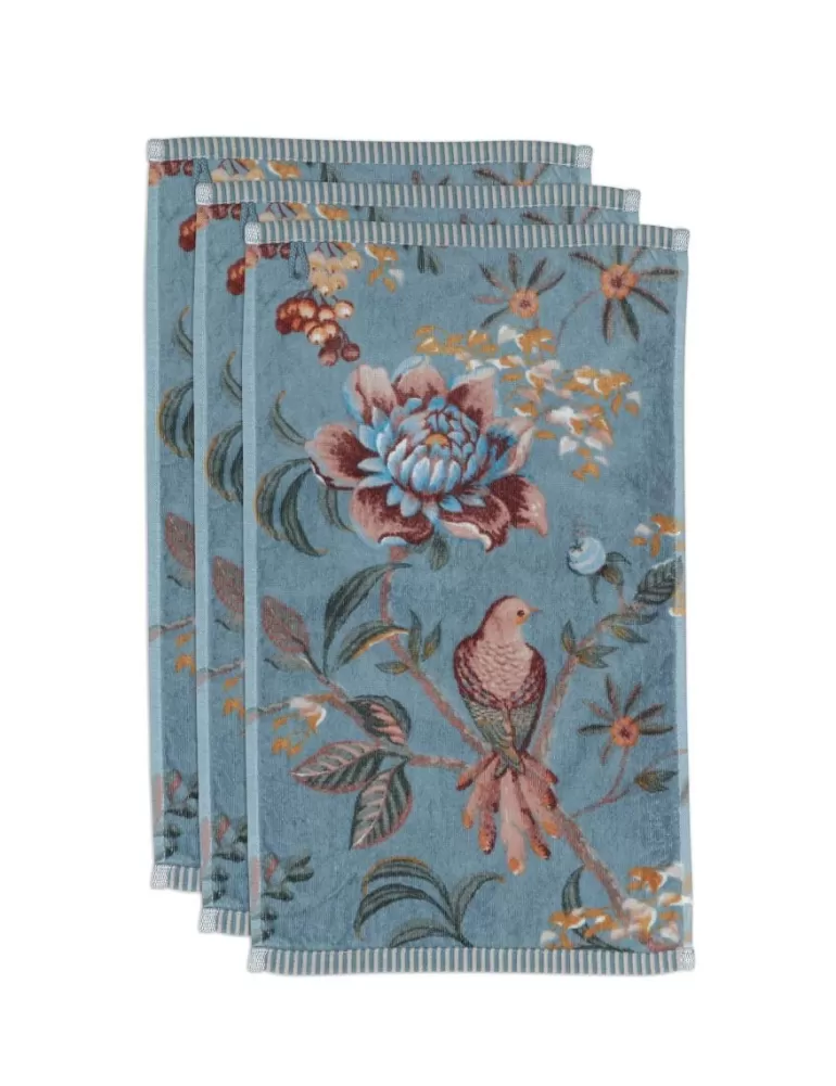 Flash Sale Guesttowel Set/3 Secret Garden 30X50Cm Guest Towels