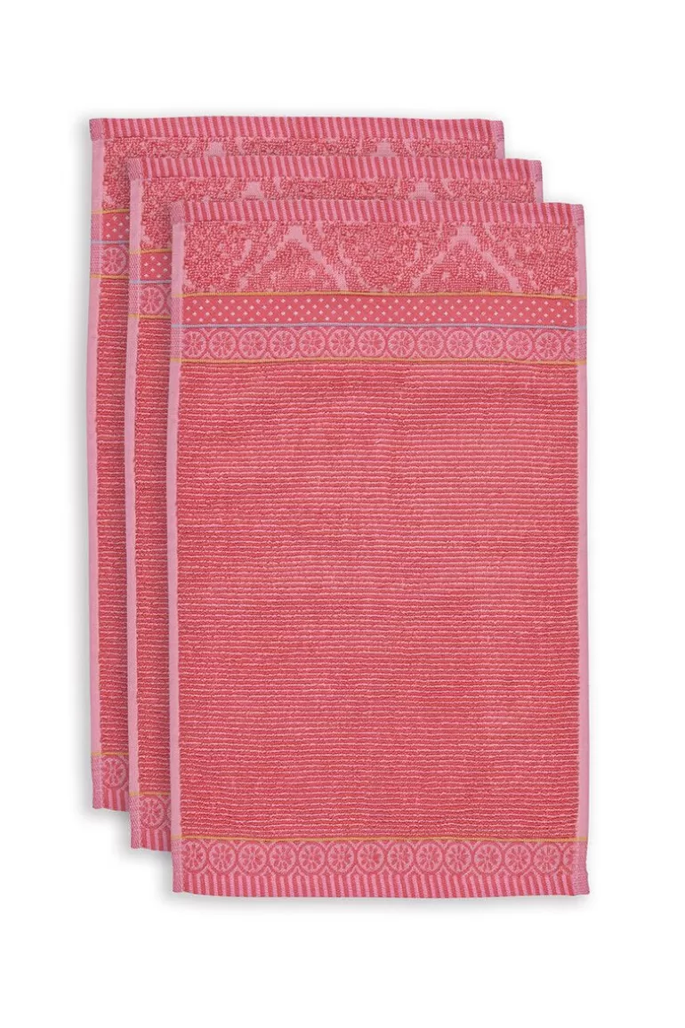 Flash Sale Guesttowel Set/3 Soft Zellige 30X50 Cm Guest Towels