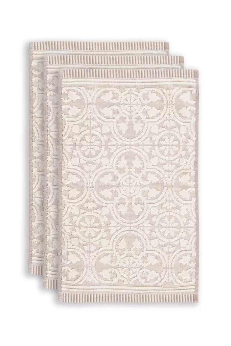 Sale Guesttowel Set/3 Tile De Pip 30X50 Cm Guest Towels