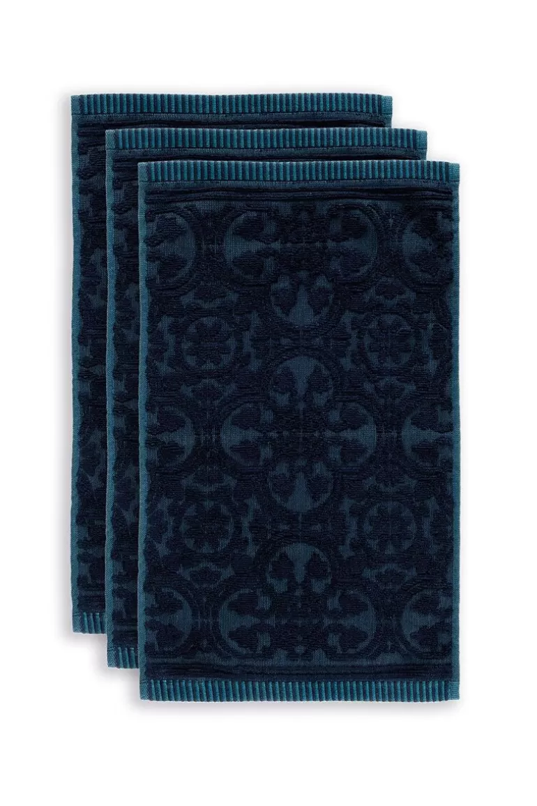 Outlet Guesttowel Set/3 Tile De Pip Dark 30X50 Cm Guest Towels