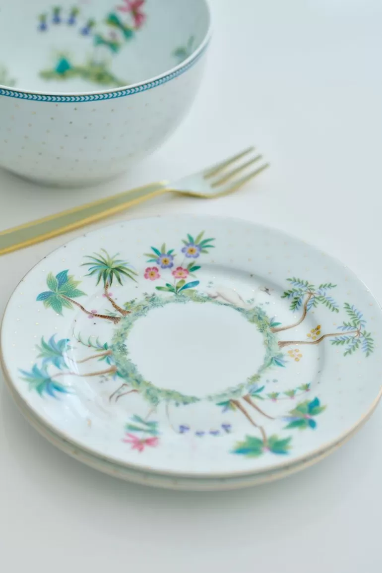 Cheap Jolie Pastry Plate Dots Gold 17 Cm Cake Plates