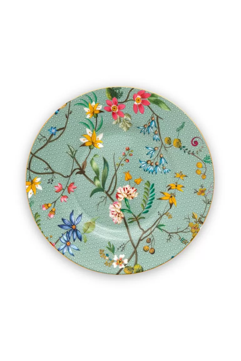 Flash Sale Jolie Petit Four Flowers Blue 12 Cm Cake Plates